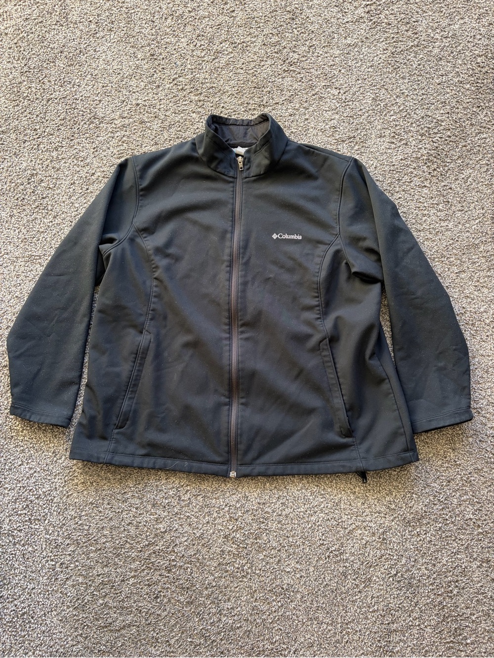 Columbia Black Lightweight Full-Zip Jacket